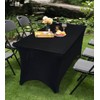 ontheway Stretch Spandex Table Cover for Rectangular Fitted Folding Tables,