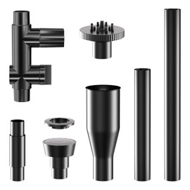 Biling Düsen Set für Solar Pumpe, 3 Brunnenpumpe Düsen mit Wasserdurchfluss-Einstellung, Teichbrunnen-Zubehör