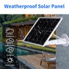6W Solar Panel for Security Camera, Compatible with Arlo Essential