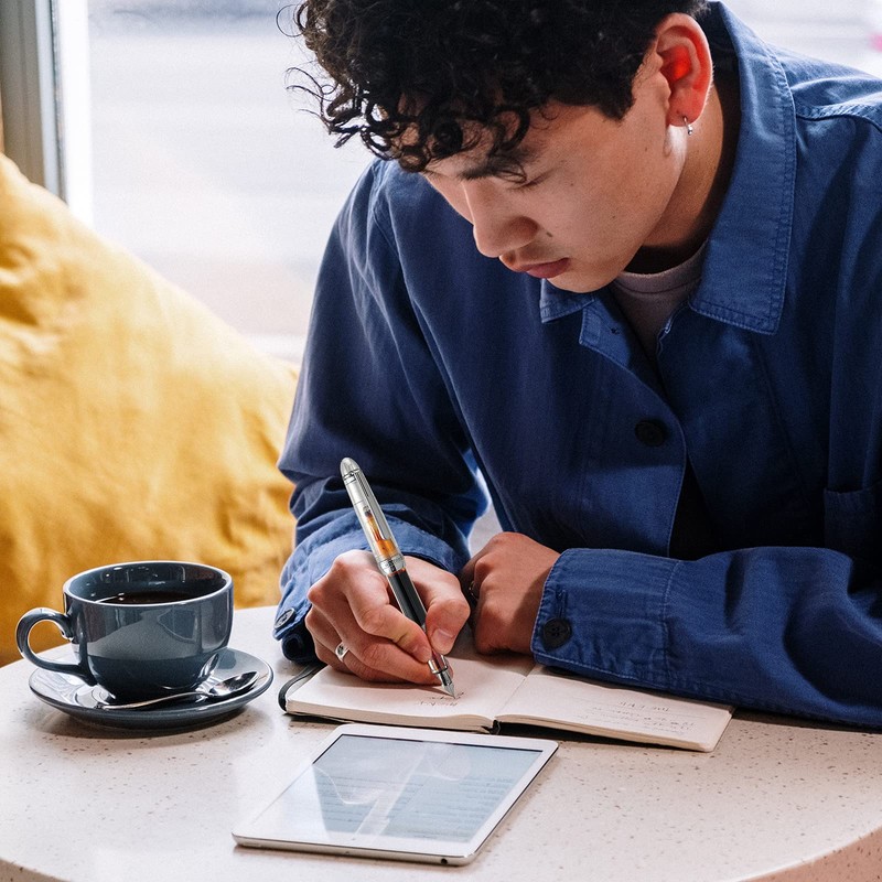 Monteverde Monza ID Fountain Pen - Crystal Clear