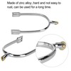 Haowecib Horse Spur Zinc Alloy Boot Spurs with Rotating Copper