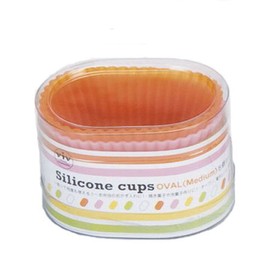 VIV Silicon Cup 5 Colors Of Oval Medium 59612