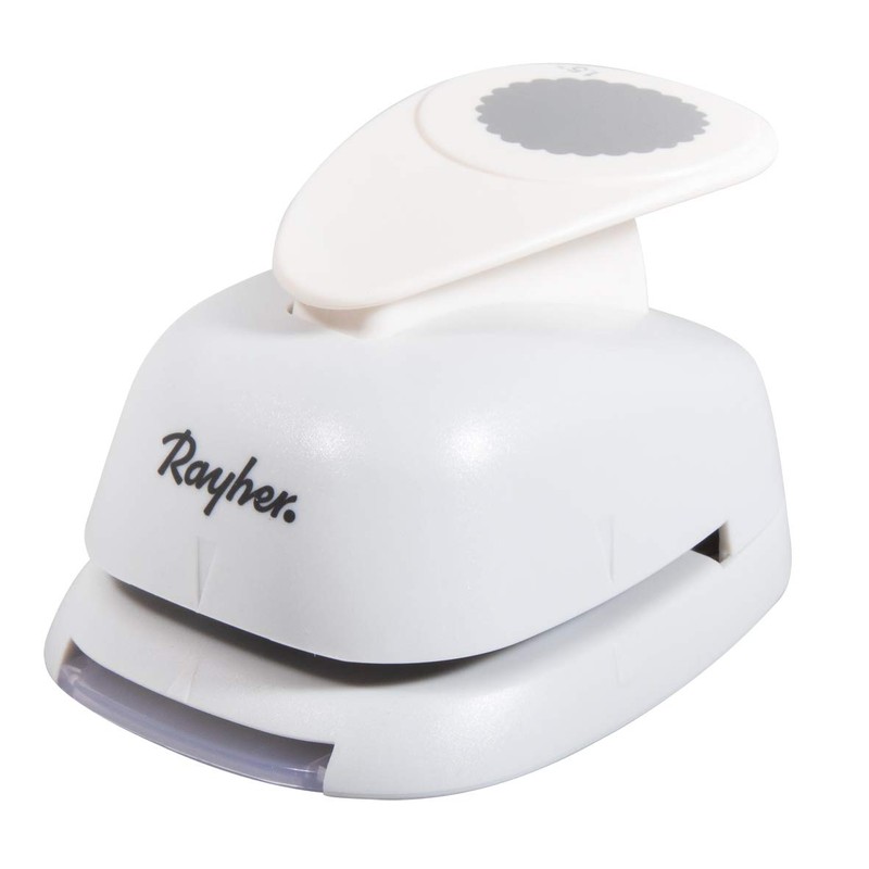 Rayher motif punch round / circle with decorative edge ø