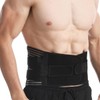 TOVINANNA 1pc Adjustable Breathable Lumbar Brace Belt for Sports Fitness