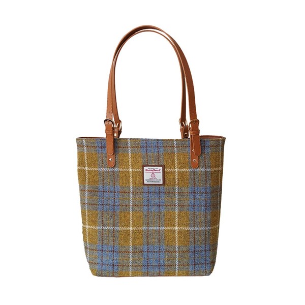 Harris Tweed Tote bag Retro Plaid Large Capacity Handbag Versatile