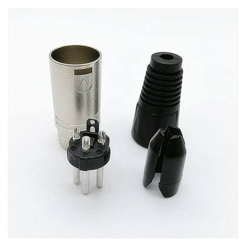 4PCS 3Pin Battery Charger Port Plug Connector for Electric Scooter
