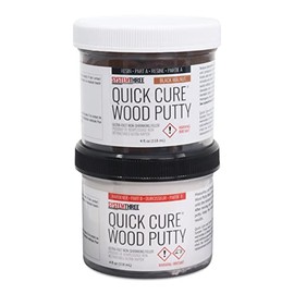 SYSTEMTHREE Quick Cure Putty, Black Walnut, 8-oz Kit