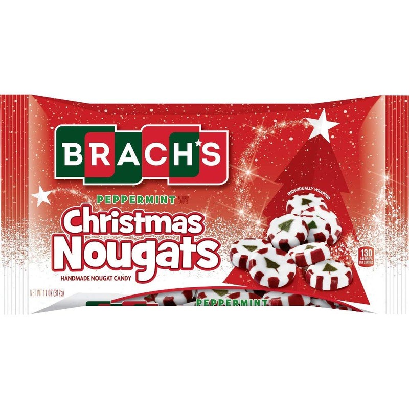 Brach's Christmas Peppermint Nougats - 11oz (Pack of 2)