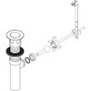 DELTA FAUCET RP38958 Pop-Up Drain Assembly, Chrome