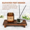 Wood Riser Tray Soap, Stand Soap Tray for Kitchen Sink,