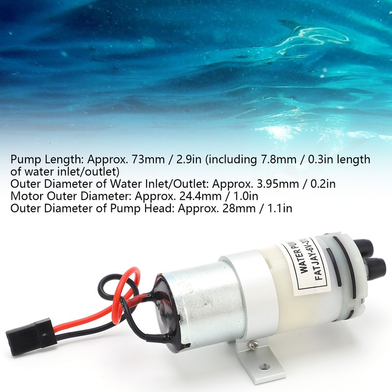 RC Water Pump 3‑6V 370 Water Cooling Pump JR Plug