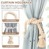 Pack of 4 Curtain Tiebacks, Curtain Rope Rope Buckle Handmade