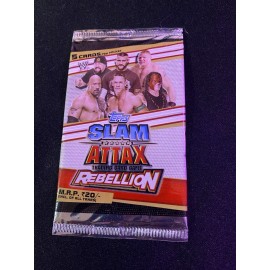Topps Slam Attax Rebellion 5 card pack! WWE NXT ECW WCW AEW TNA ROH NWA