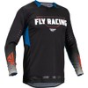 Fly Racing 2023 Evolution DST Jersey (LARGE) (BLACK/GREY/BLUE)
