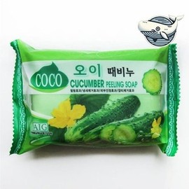 Natural Ingredient Cucumber Soap Moisturizing Cleansing Skin Soothing-WFHI4B7 / 자연 성분 오이 비누 보습 클렌징 피부 진정-WFHI4B7