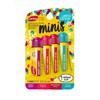 Carmex 4 Mini Tubos Cuidado Diario Hidratante SPF 15 Bálsamo