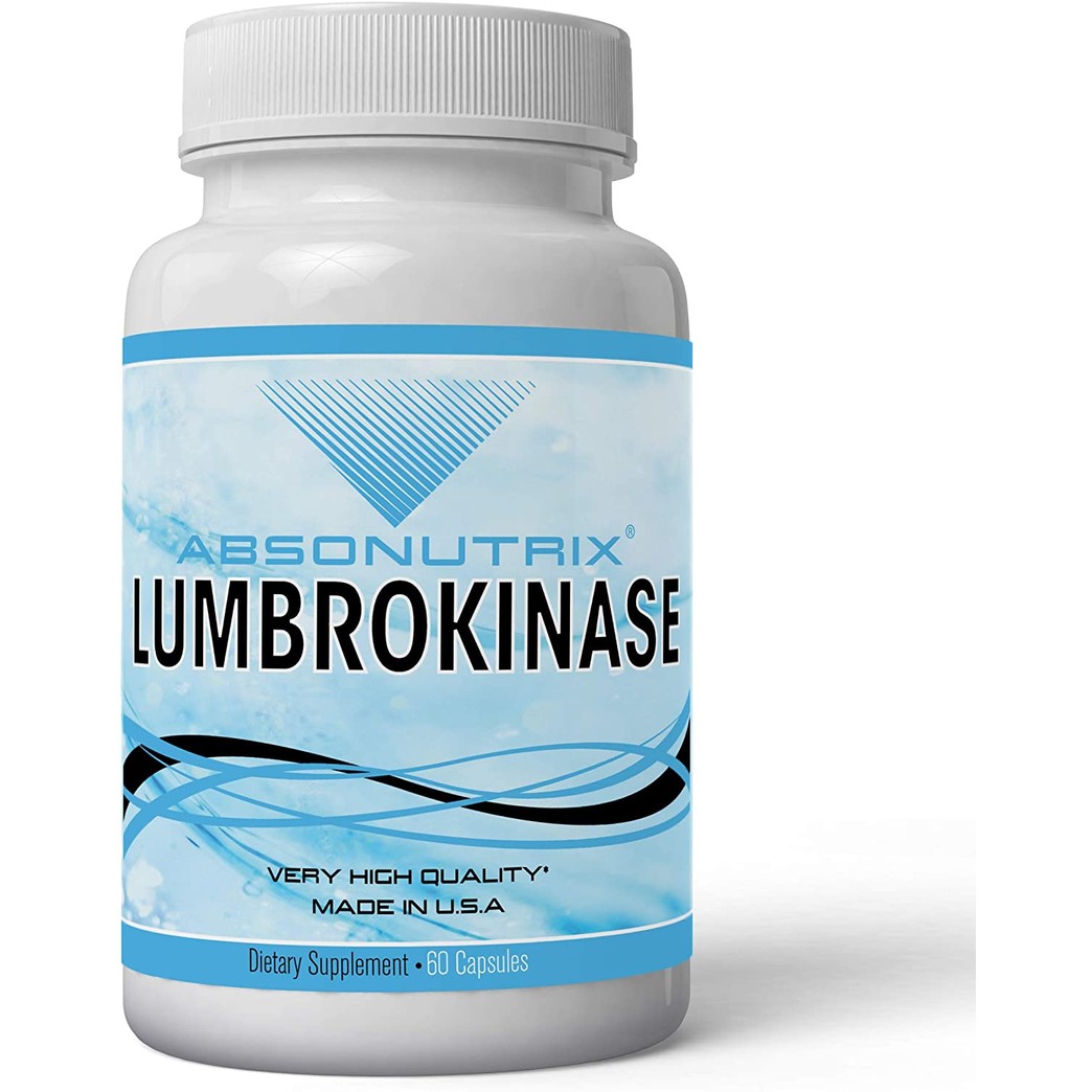 Absonutrix Lumbrokinase 40 mg Enteric coated 60 tablets supports healthy heart