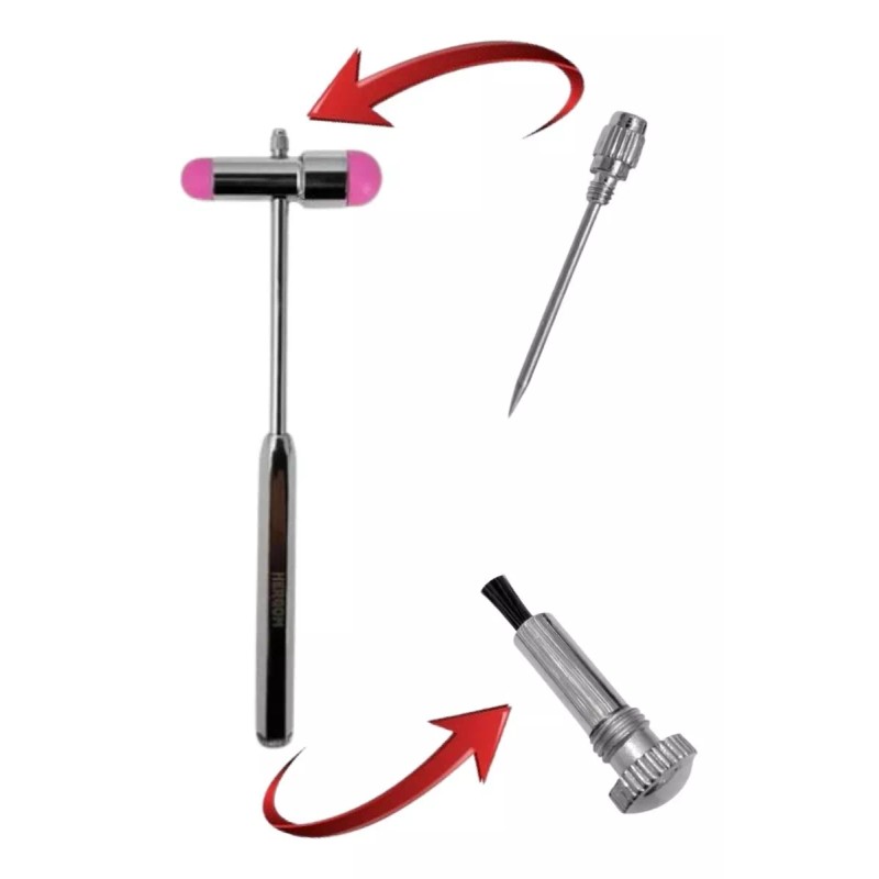 Hergom Premium Buck Martillo Para Reflejos, Rosa,azul,morado,negro Y Verde