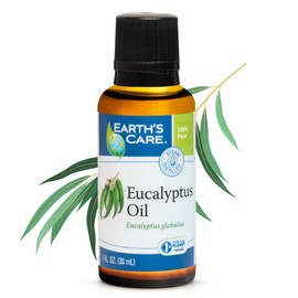 Earth's Care Eucalyptus Oil - 100% Natural Eucalyptus Essential Oil - for Aromatherapy - Steam Distilled - 1 Fl OZ