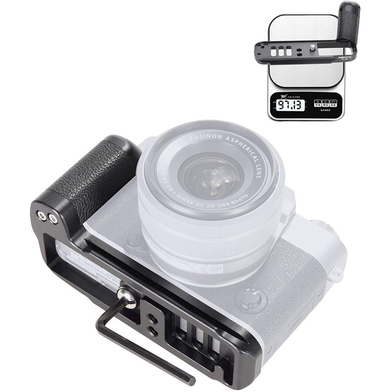 WEPOTO CS-XT30 Metal Bracket Hand Grip Tripod Quick Release Plate