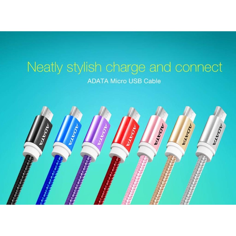 ADATA Android USB to Micro USB Charging/Sync Cable, 100cm -