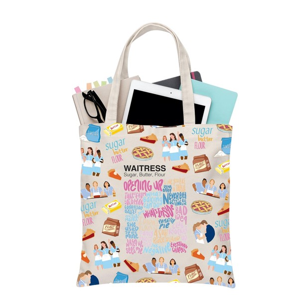 BDPWSS Waitress Musical Tote Bag Waitress Theater Gift Theater Fan