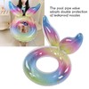 Swimming Ring Sparkling Sequins Rainbow Gradient Wings Swimming Ring Summer