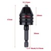 Bestgle 0.5-3mm 1/4 Inch Hex Shank Quick Change Keyless Drill