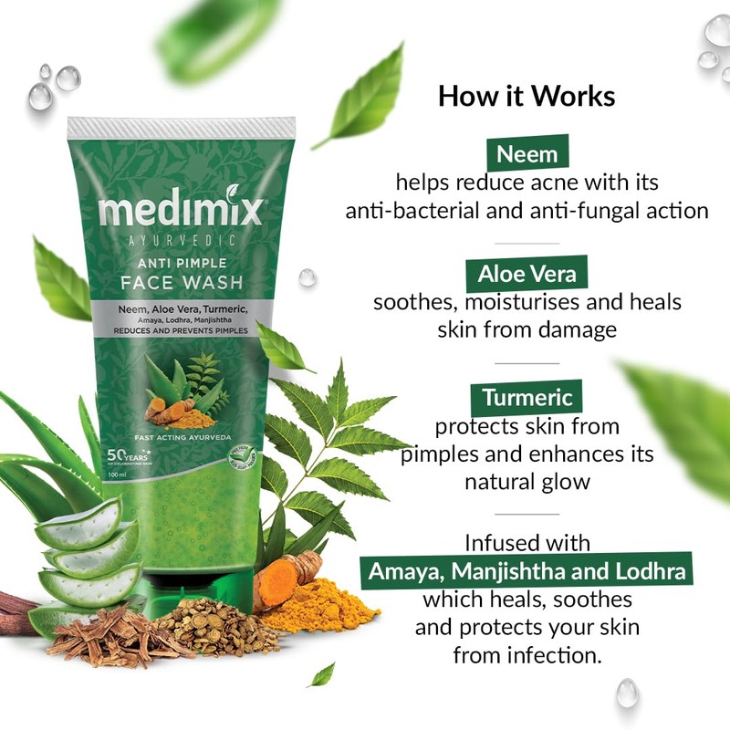 Medimix Ayurvedic Face Wash for All Skin Types - Soap