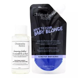 Christophe Robin Baby Blonde Duo, Shampoo and Hair Mask