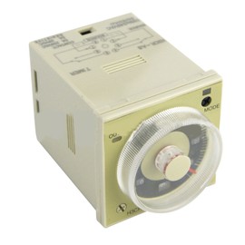 Time Relay Knob Operation Delay Timer Relay for Automatic Control Circuit AC100‑240V H3CR A8