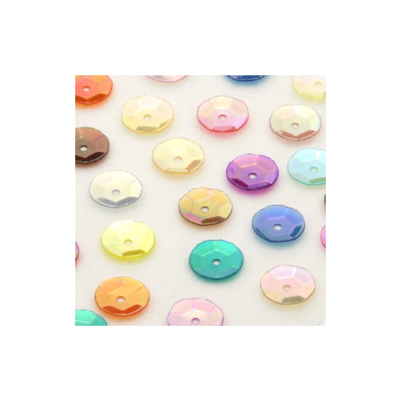 Sequins & Spangles Gradient Tortoise Shell 6mm Dark Purple 5