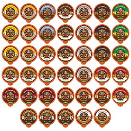 Crazy Cups Flavored Decaf Coffee, for the Keurig K Cups Coffee 2.0 Brewers, Variety Pack Sampler, 40 Count
