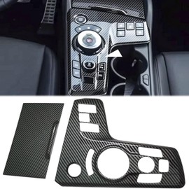 HEYOUTH Centre Console Wrap Kit Carbon Fibre Sticker Decor Interior Strips Car Decoration for Sportage NQ5 2022 2023 2024 (Hybrid Version Only)