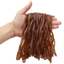 NUTTDOO Large Elastic Rubber Bands,50PCS Heavy Duty Strong Elastic Bands Wide Rubber Band for Office Supply School Home, Securing Trash Can Garbage Cans, File Folders, 20cm/ 7.87inch