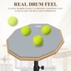 Drum Practice Pad Snare Drum Stand Set 12 In With