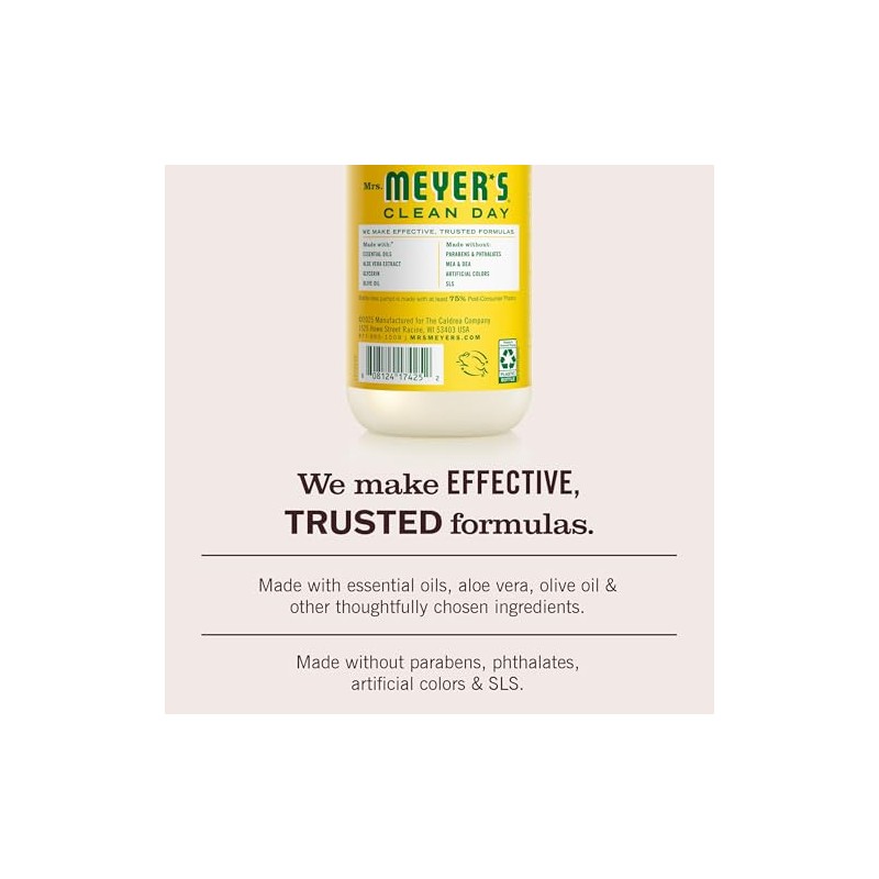 Mrs. Meyer's Clean Day Liquid Hand Soap, Honeysuckle, 12.5 oz