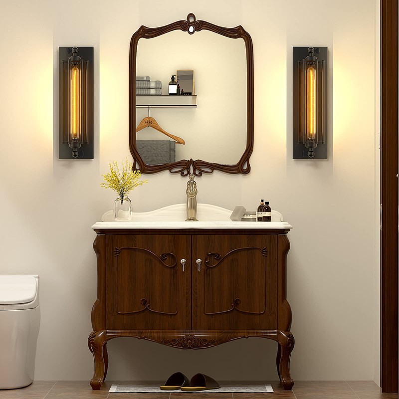 Licperron Sconces Wall Lighting, Industrial Black Wall Sconces Antique Wall