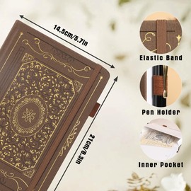 TIEFOSSI Bullet Dotted Notebook, 160gsm Thick Paper, Hardcover Dot Grid Journals for Women Men, 192 pages, for Travel, School and Office Use