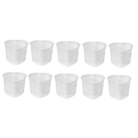 10 x Cheese Mould - Heart Shape - 100g | Moulds | Basket for Cheese | Cheese Form | Cheese Making | Cheese Mold