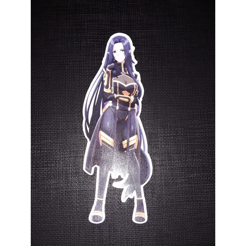 Gamma The Eminence in Shadow Glossy Sticker Anime Appliances, Walls,