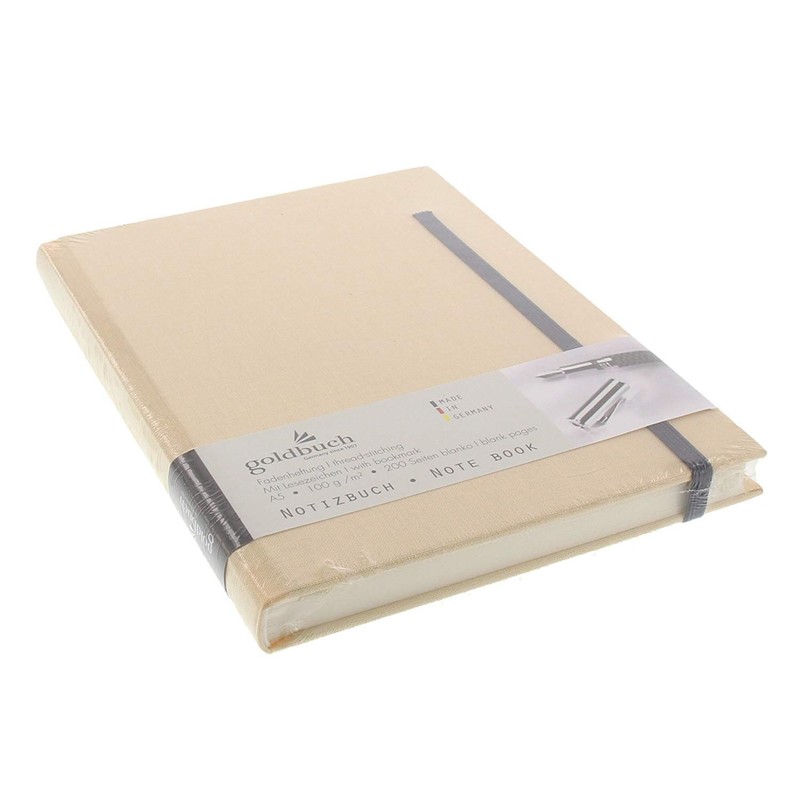 Goldbuch 64931 - Notebook A5 Linum, 200 Pages