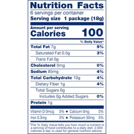 SkinnyPop Popcorn, Original, Whole Grain, Dairy-Free Snack, 0.65oz Bags (6ct)