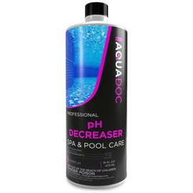 AquaDoc pH Decreaser - pH Down for Hot Tub Spa - Hot Tub Chemicals pH Decreaser pH for Hot Tub and Spa - Spa Down and pH Minus Chemicals for Hot Tub Maintenance - Hot Tub pH Reducer - 16oz