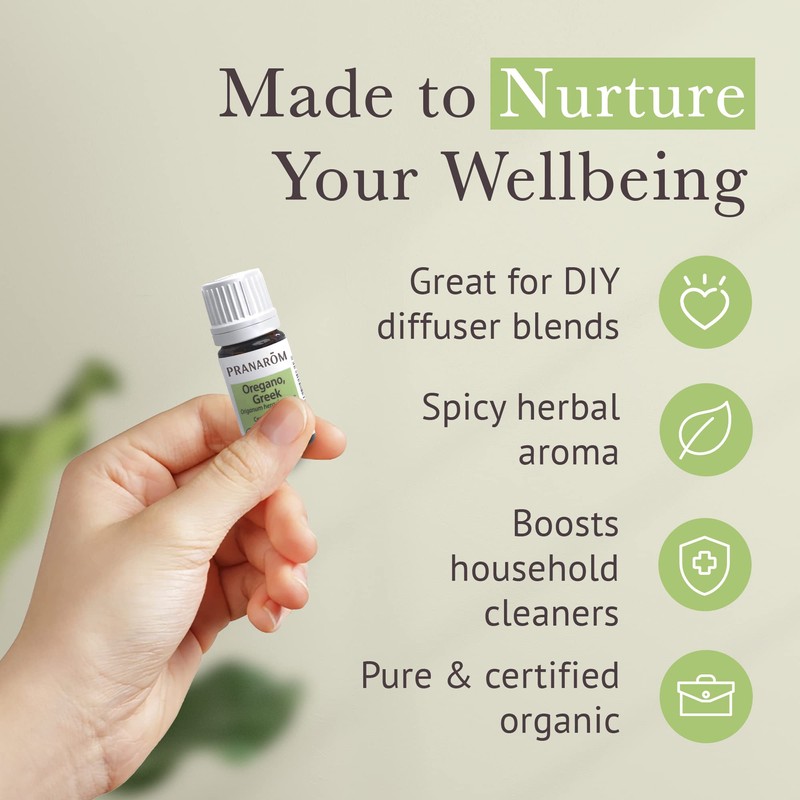 Pranarom - Oregano Essential Oil (5ml) - 100% Pure Natural