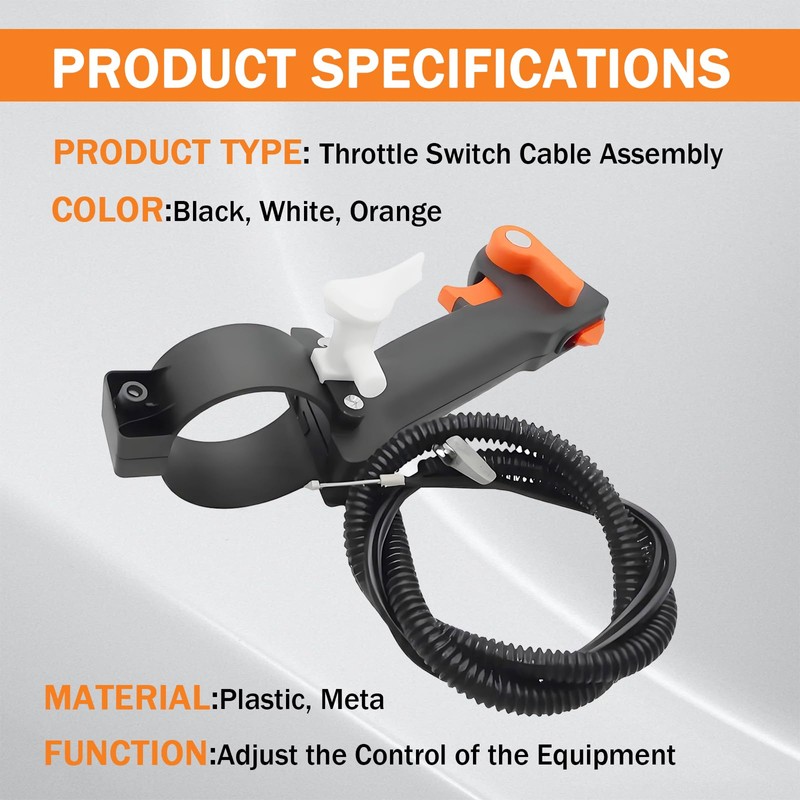 Blower Throttle Control Switch Cable Handle Assembly Fit for Stihl