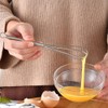 Whisks Stainless Steel Mini Wire Whisks Set of 2 Portable