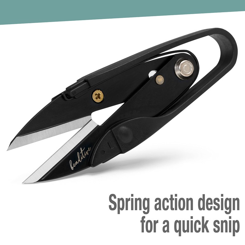 Beaditive Premium Thread Scissors - Thread Yarn Embroidery Cutter for