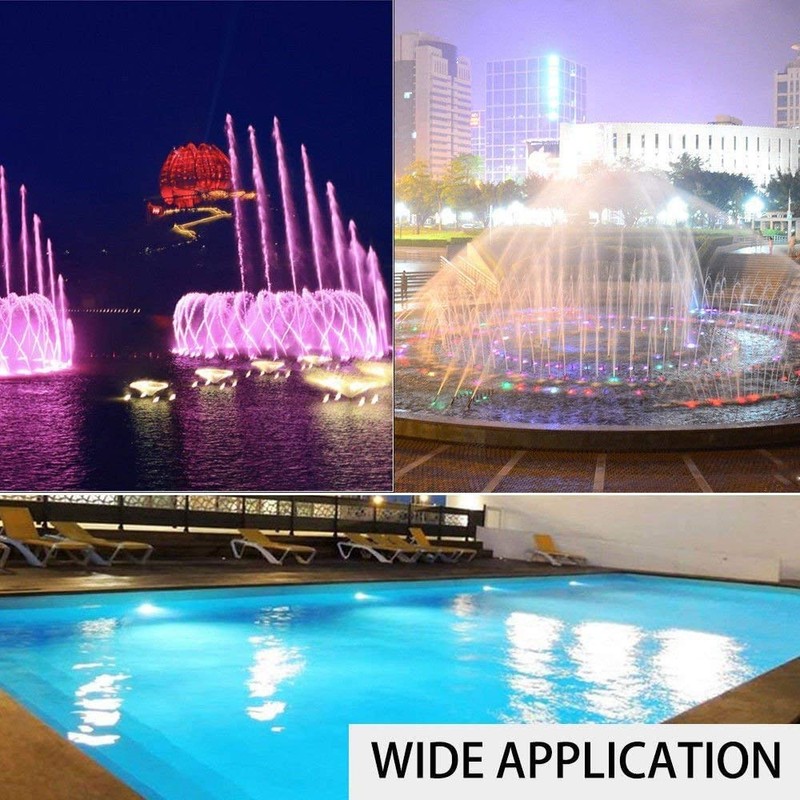 JONAS.C 12V 45W Pool Light Underwater Color Changing LED Lights