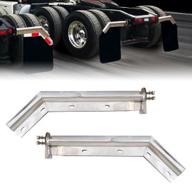 Mud Flap Hangers for Semi Trucks, 1 Pair Heavy Duty Semi Truck Mud Flap Hangers